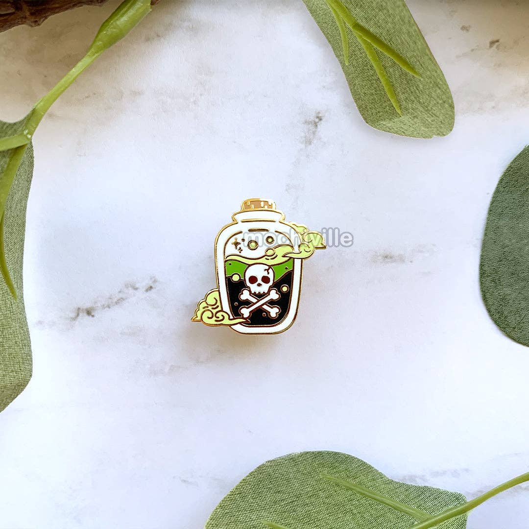 Mochiville - Wholesale Lapel Pin/Button - Poison Potion | Enamel Pin3