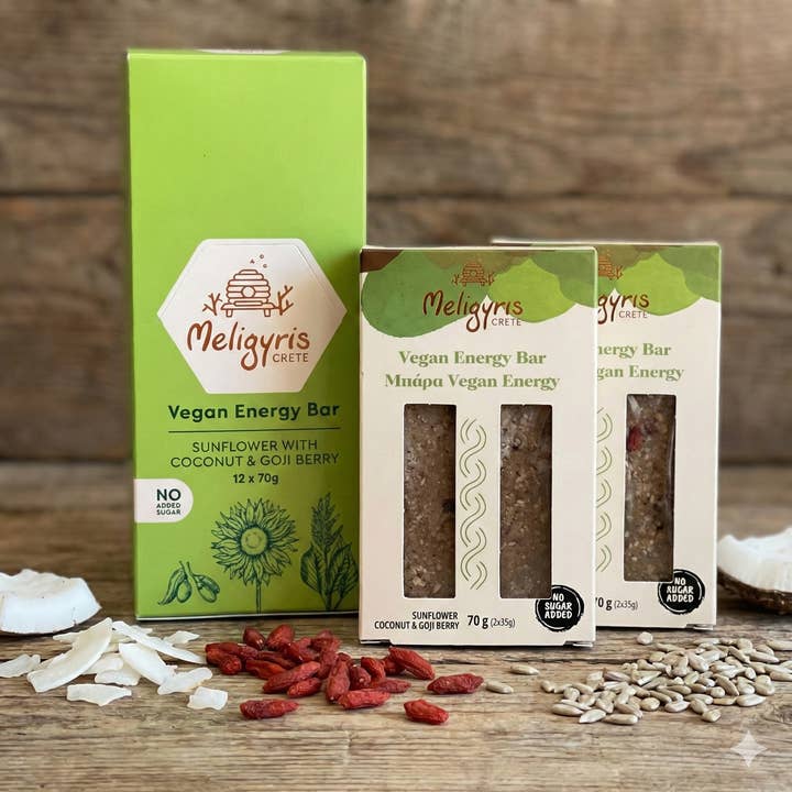 ALETA FARMS - Wholesale Snack Bar - Vegan Energy Bar, Sunflower Seed & Oat Bar, Retail Display 4