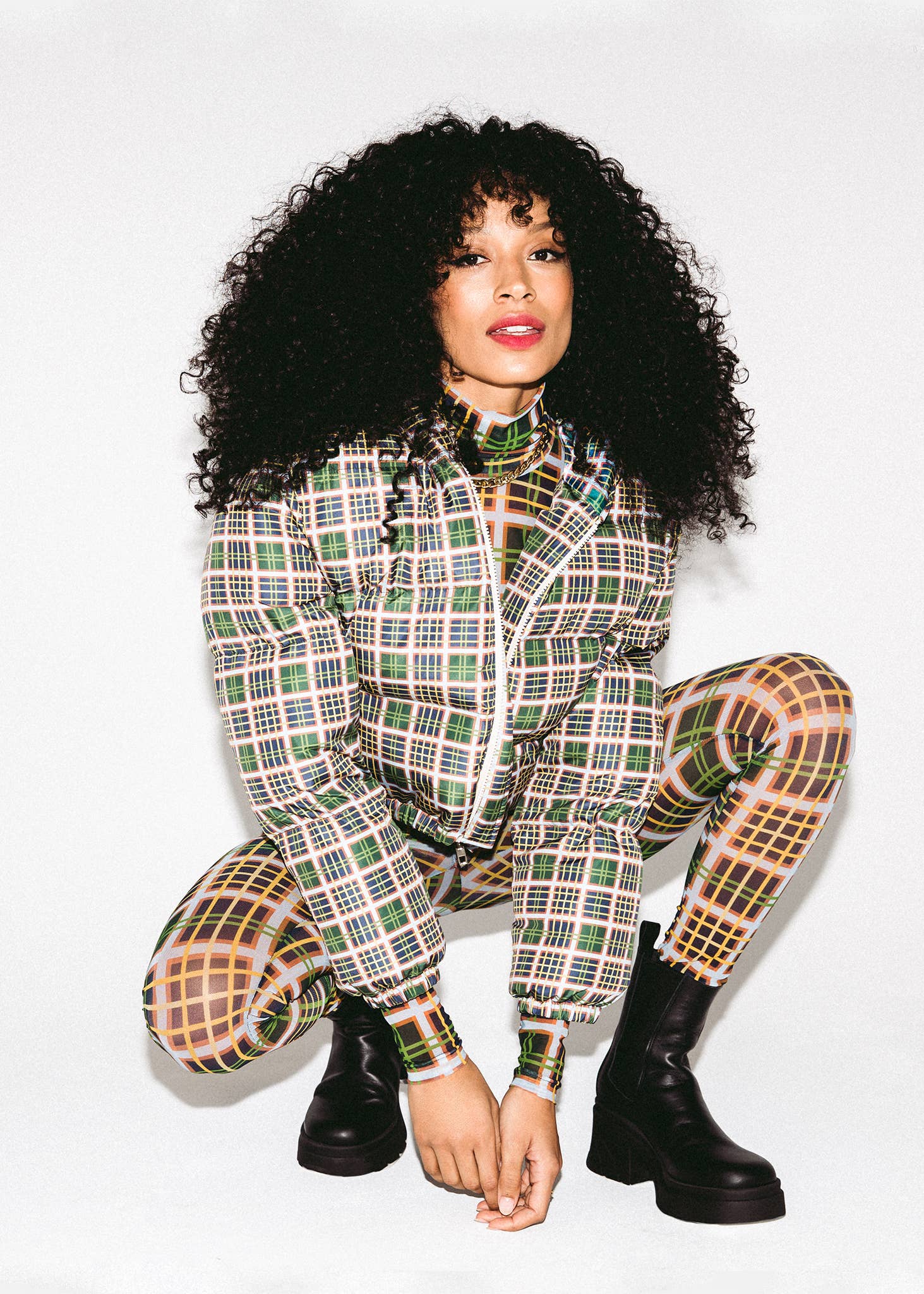 Hilary MacMillan - Wholesale Puffer Jacket - Women's - Cropped Printed Puffer3