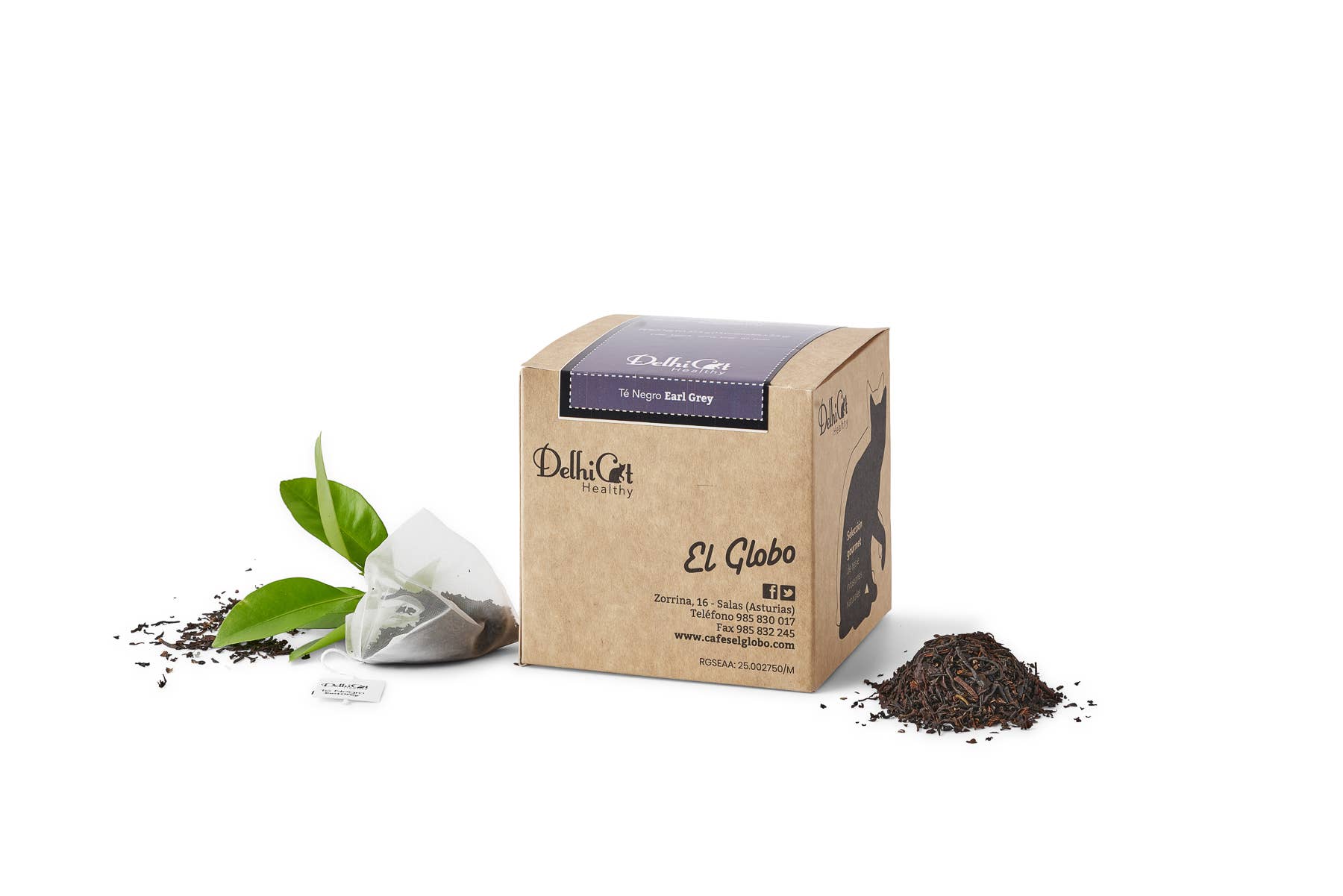 CAFÉS EL GLOBO SL – Sacos de chá por atacado – CHÁ PRETO EARL GREY1