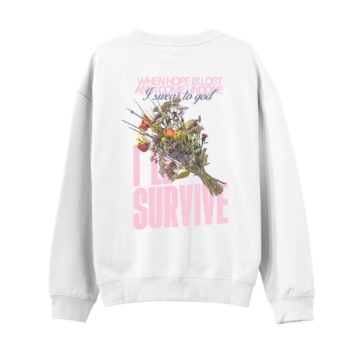 Overleef Sweatshirt voor wholesale door Day of the Moon