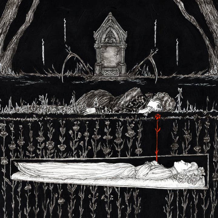 Mary Syring - Wholesale Art Print - Between souls and mortal air-fine art print-gothic,victorian