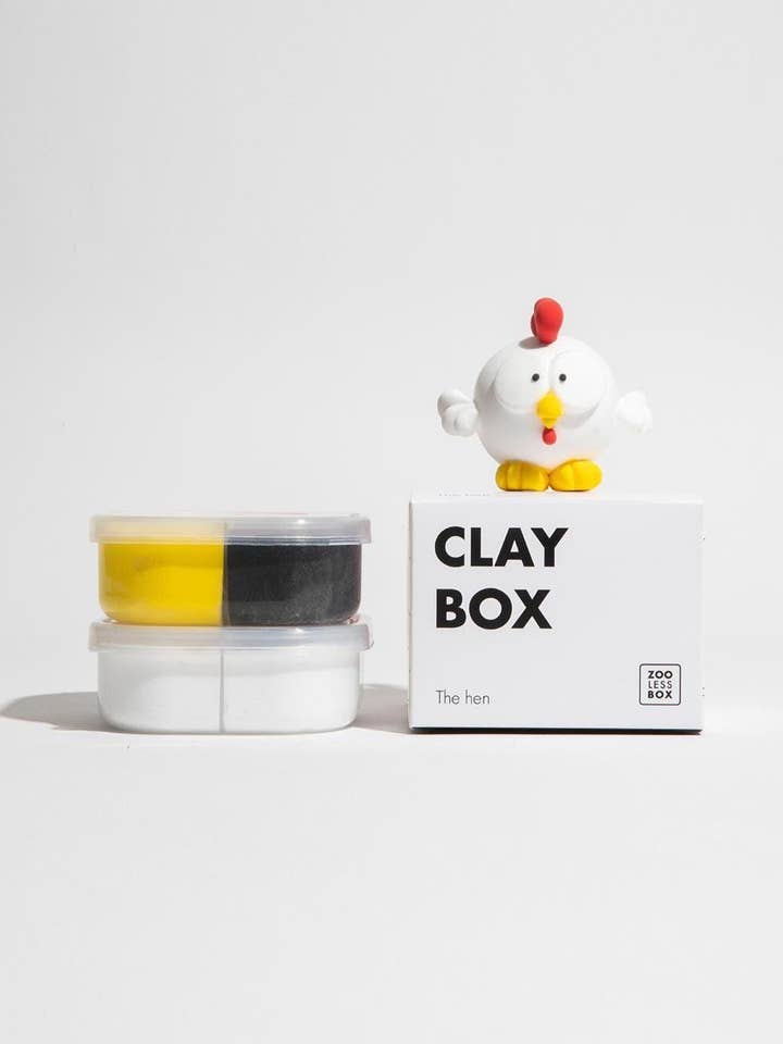 Hen | DIY Air Dry Clay Kit for wholesale by Zoolessbox®