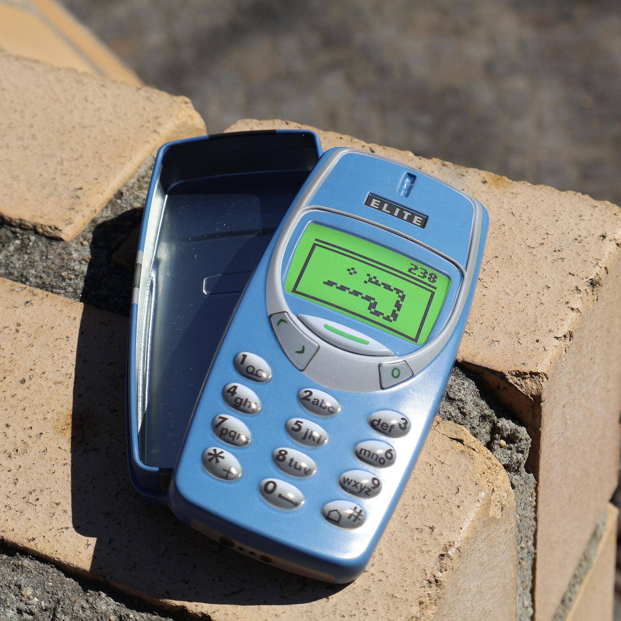 Tribal Trade GmbH - Wholesale Canister - Tin box casket can phone mobile tin can blue6