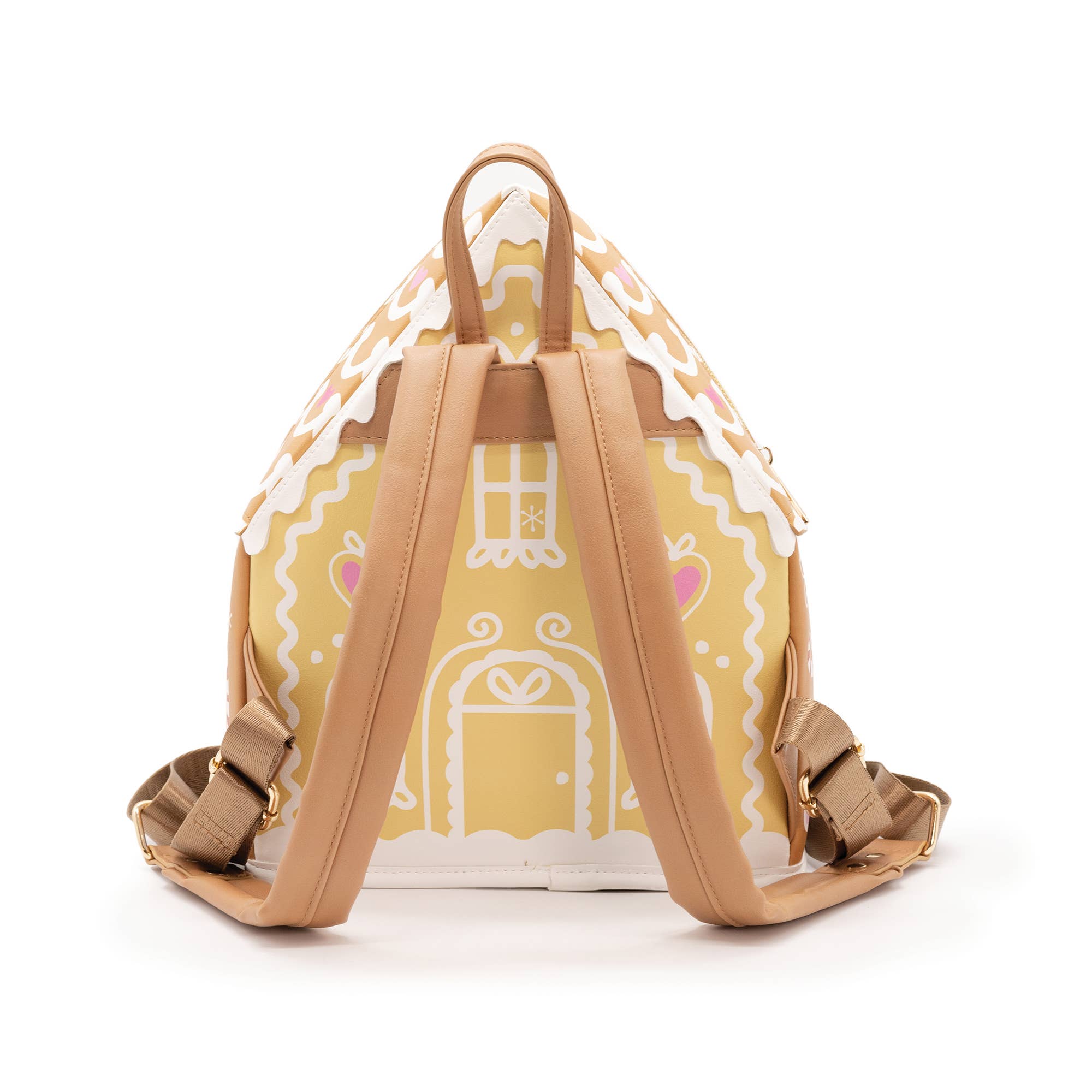 Bewaltz – wholesale Ryggsäck - Barn – Ryggsäck i form av pepparkakshus som lyser i mörkret 🏠8