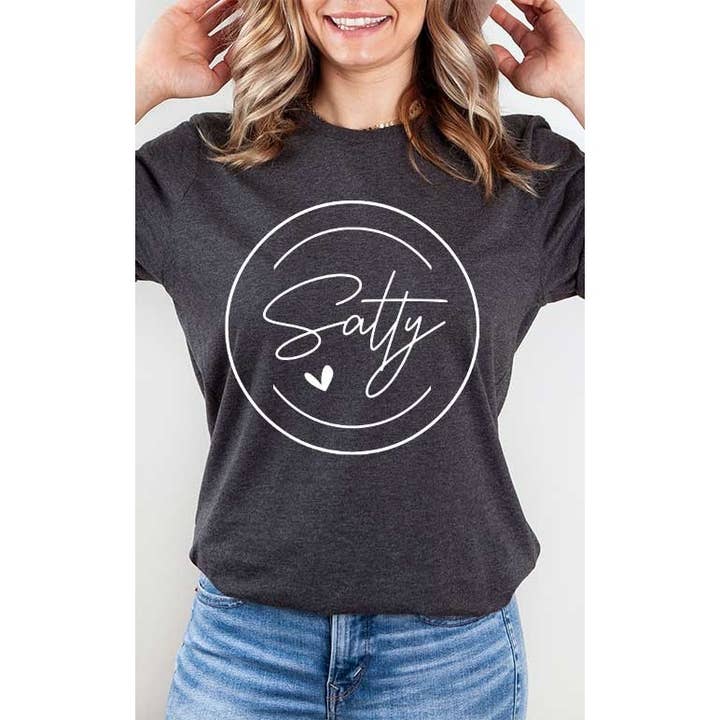 Salty Graphic Tee for wholesale by Select Apparel