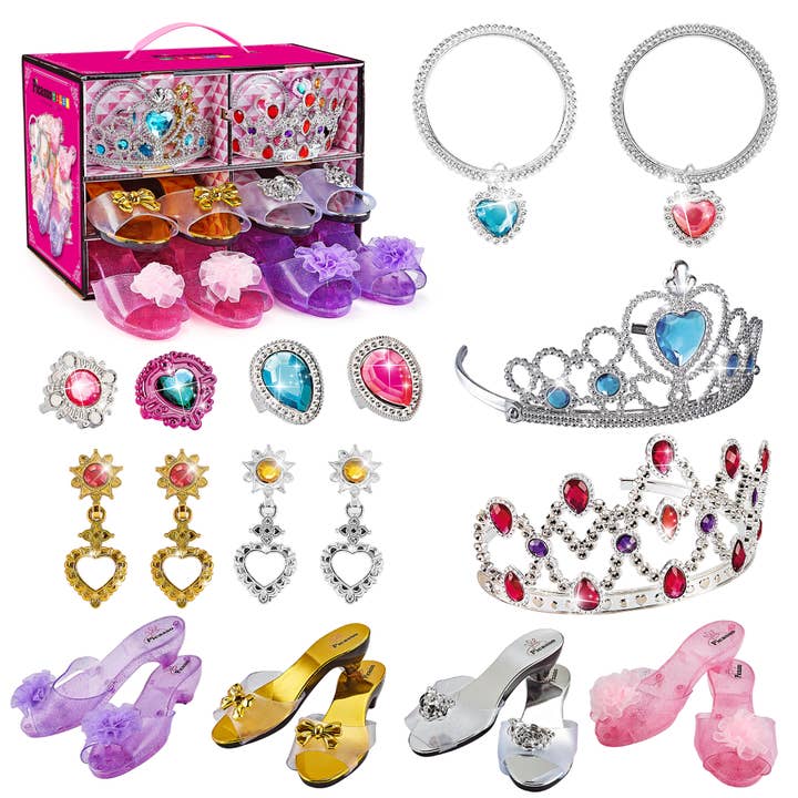 PicassoTiles 20 pièces Ensemble de déguisement de princesse royale pour la vente par PicassoTiles