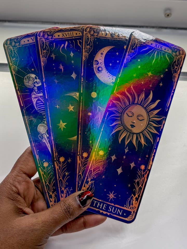 Tarot Card Laminated Bookmark | Book Lover Gift | Witchy for wholesale by People and Paperwork