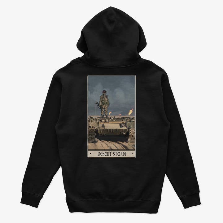 Sweat à capuche Desert Storm pour la vente par Platoon Daddy LLC