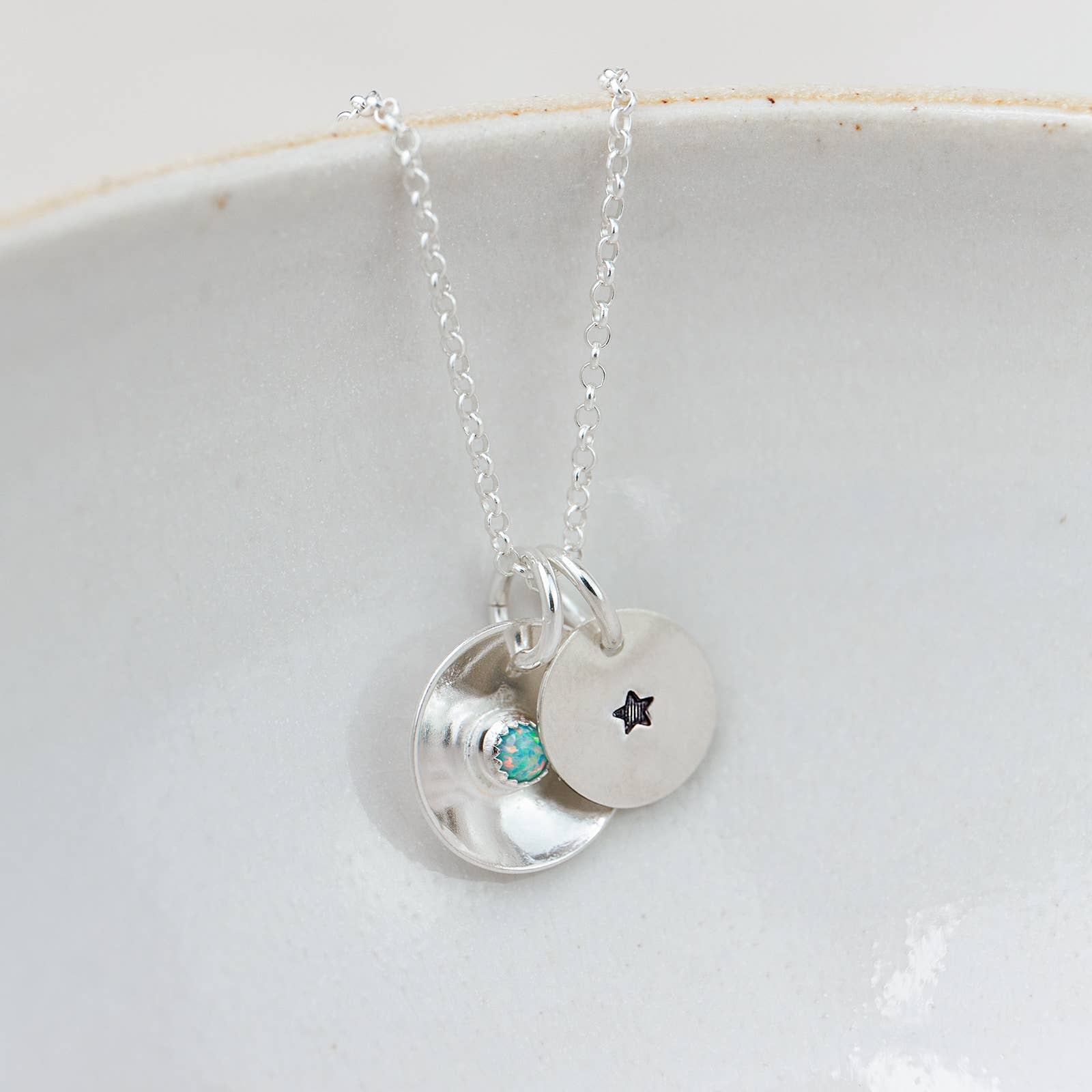 Lucy Kemp Jewellery - Wholesale Pendant/Charm Necklace - Sterling Silver Boho Pendant1