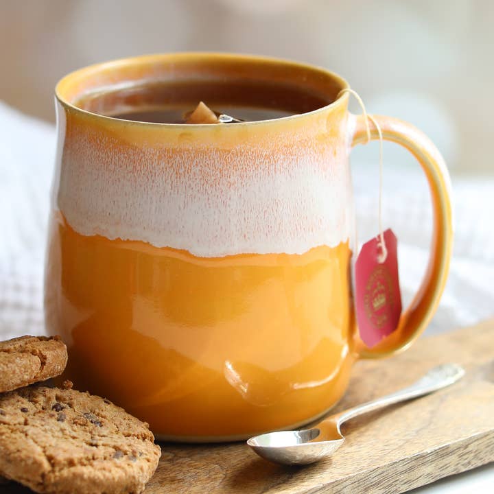 Mustard Handmade Coffee Mugs | Handmade Mugs | Ceramic Mugs for wholesale by Glosters Pottery