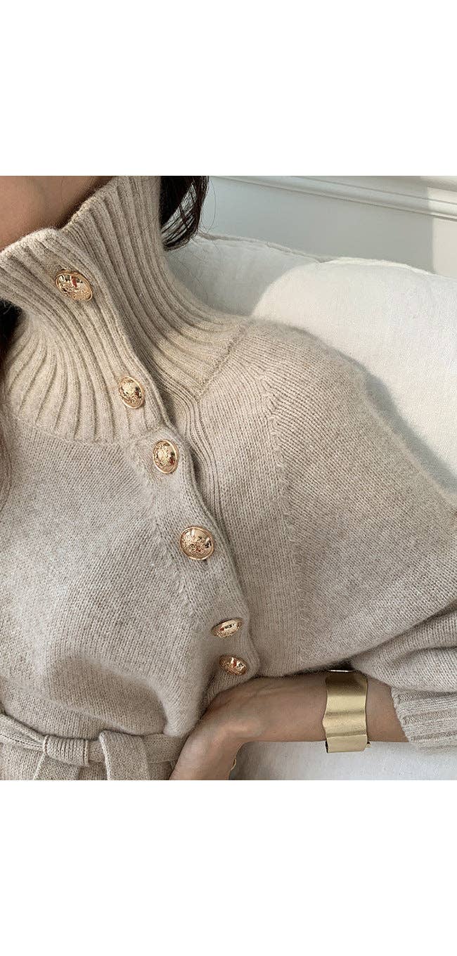 Marayn - Wholesale Dress - Women's - KoreanJapanese Knit Dress Chic Slimming and Versatile12