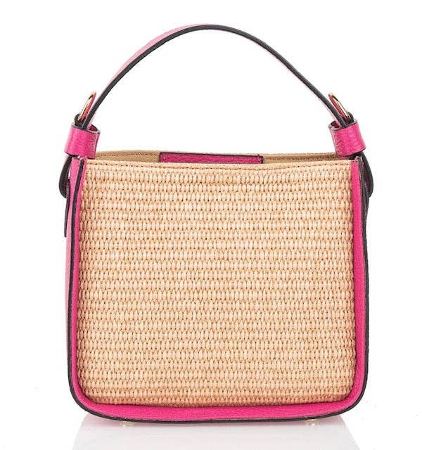 Two Amicis - Wholesale Top Handle Bag - Women's - Night Out Raffia2