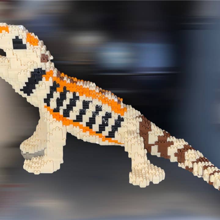 Modèle Bearded Dragon Micro-Block pour la vente par Inspired Passion Productions,LLC