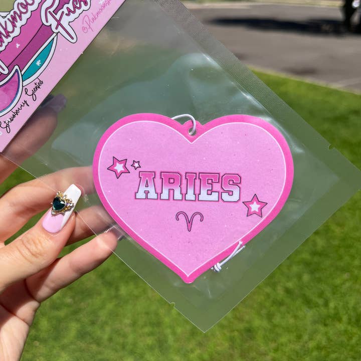 Aries Zodiac Sign Car Freshener for wholesale by Pinkmoon Studio Shop