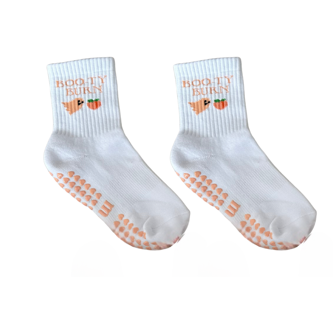 modasocks - Wholesale Socks - Women's - boo-ty burn grip socks fall/halloween theme pilates4