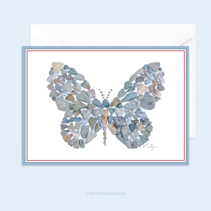 Cartões de vida selvagem | Cartão borboleta por atacado de Love Rocks Me®