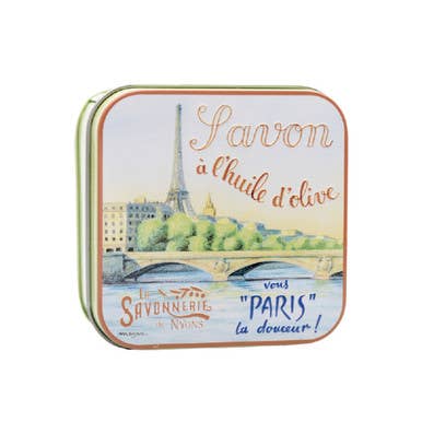 The French Farm - Wholesale Bar Soap - La Savonnerie de Nyons "The Seine" May Rose Soap Tin 3.5oz1