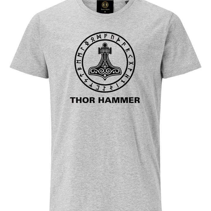 Gråmelerad Thor Hammare T-shirt för wholesale av Wizard Alliance