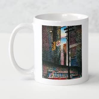 King Streetcar Toronto Coffee Mug for wholesale by Totally Toronto Art/Sassy City Studio