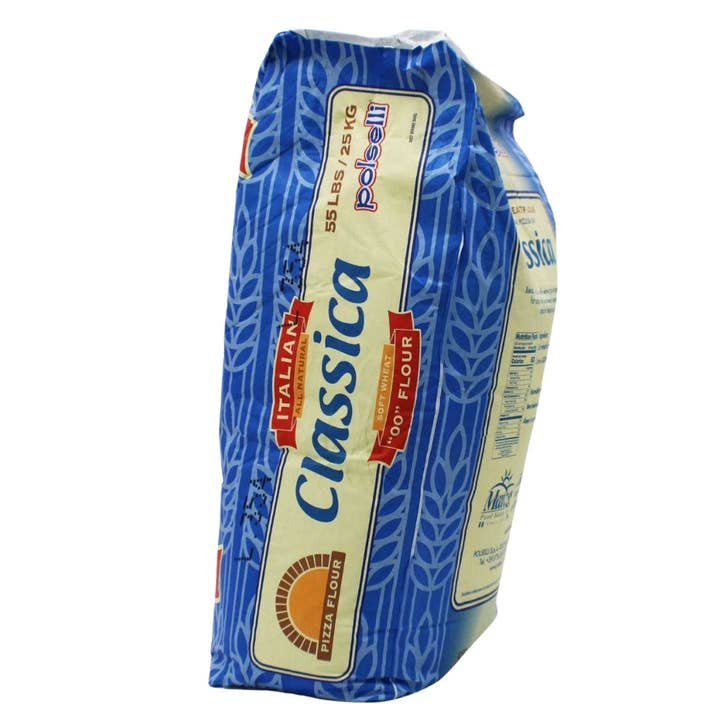 Wholesale Italian Food - Wholesale Flour - Polselli: Classica Tipo 00 Pizza Flour (Neapolitan) 55 lbs. Bag