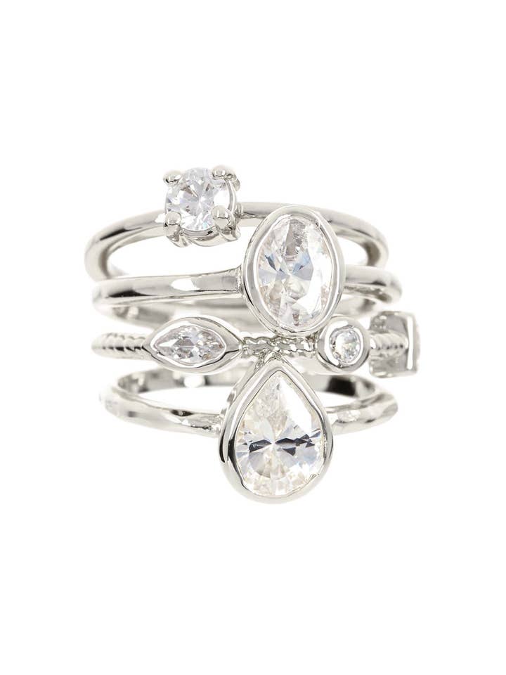 Constellation Stack Ring Set - SF for wholesale by Zoey Simmons