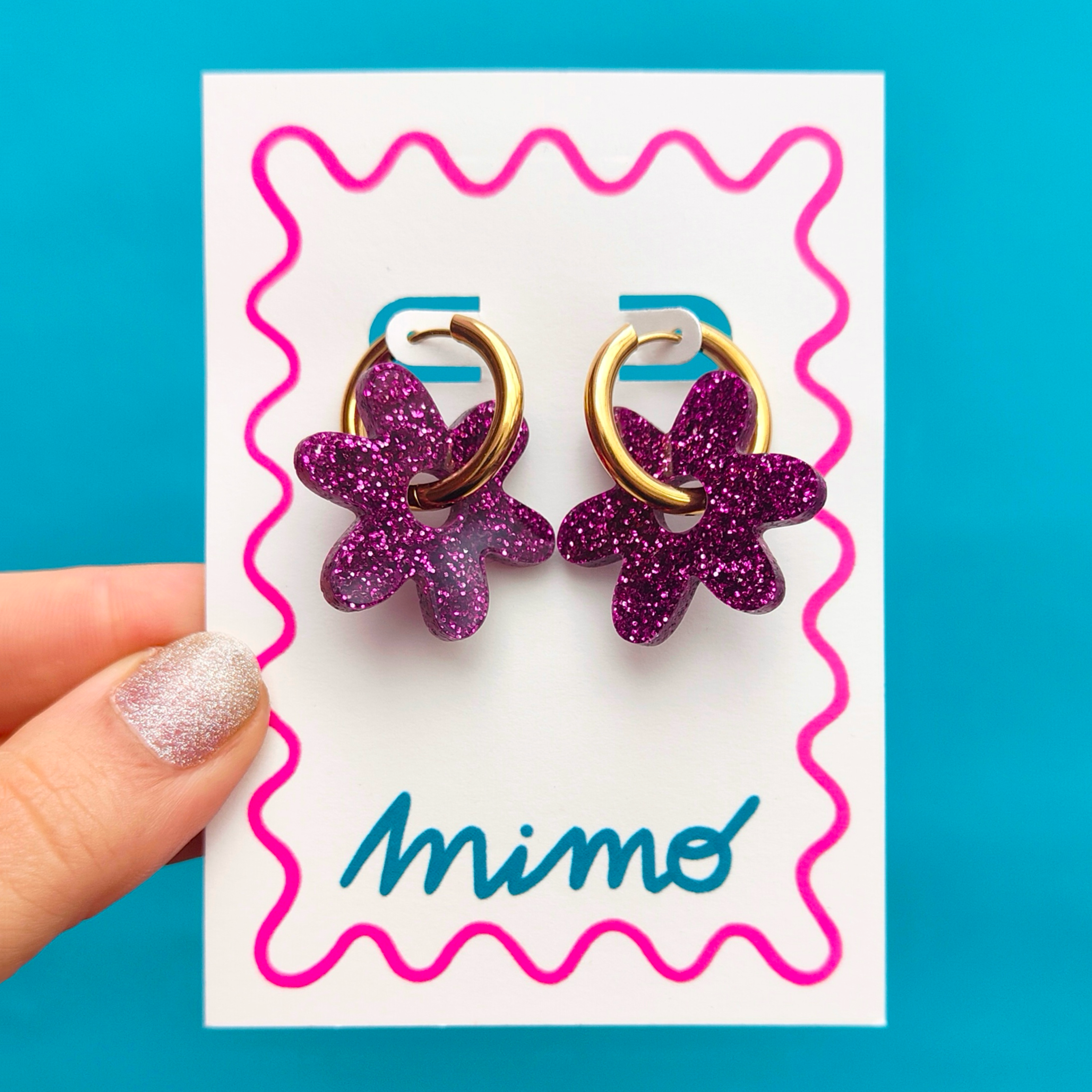 Mimo – wholesale Hoop earrings – Wholesale Flower Hoop Earrings15