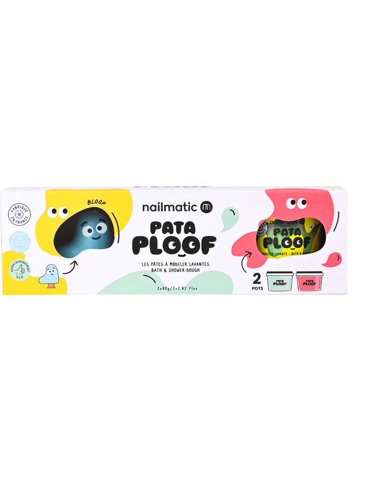 Soap Dough Cleansing Modeling Clay PATAPLOOF Set of 2 Green & Red plus BLOOP Friend for wholesale by VICI Brands: Premier Design Kids Goods 🌍