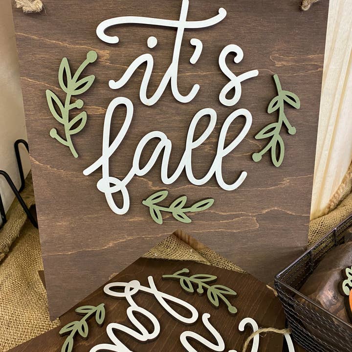 It's Fall- 3D Decor for wholesale by Studio 29 Eleven