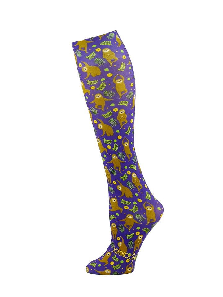 Zen Sloths Athletic Socks for wholesale by Hocsocx, Inc.