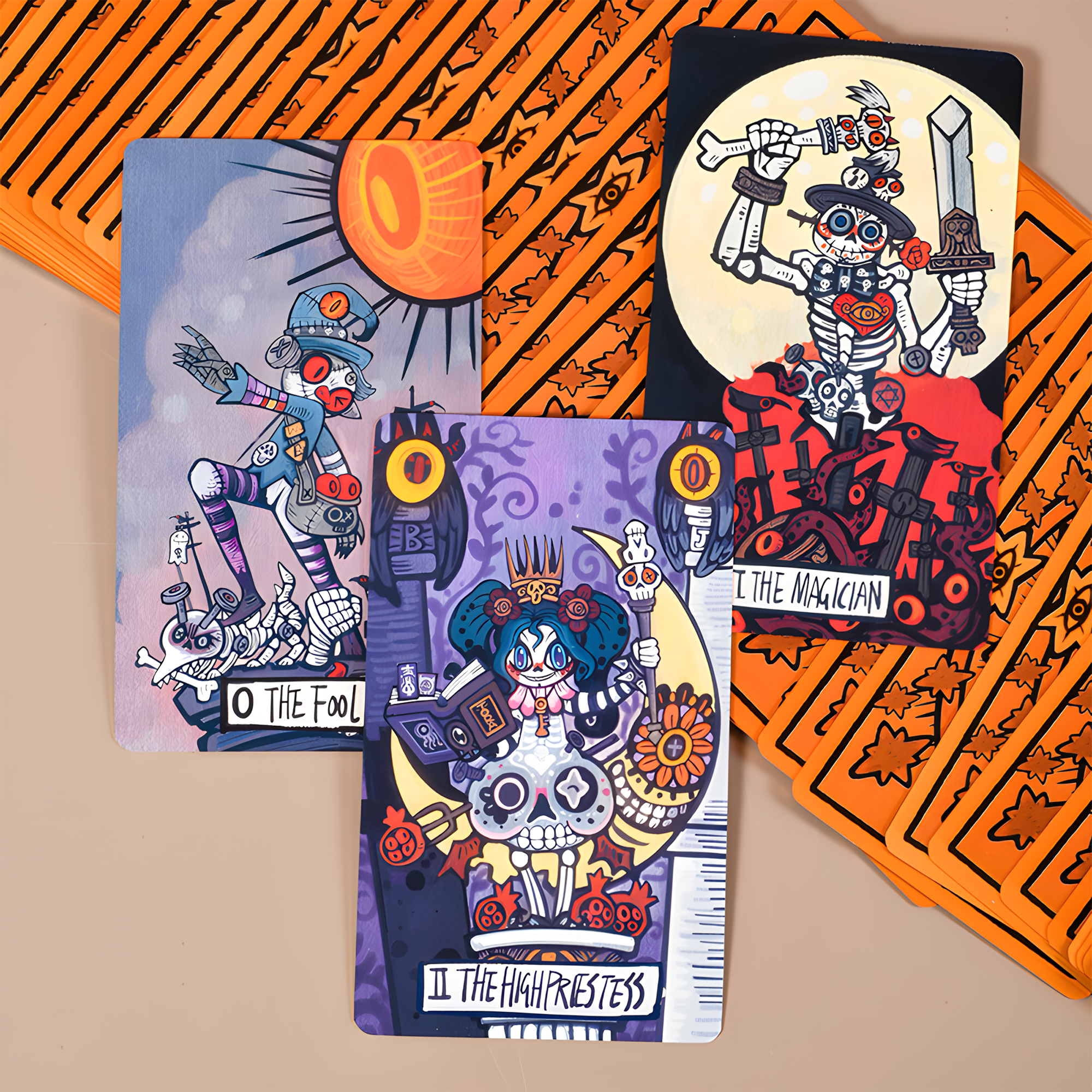 Vermilion Collection – wholesale Tarot cards – Whimsical Realm of Oddities Tarot3