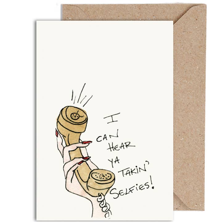 Eu posso ouvir você tirando selfies! por atacado de WeirdWatercolours