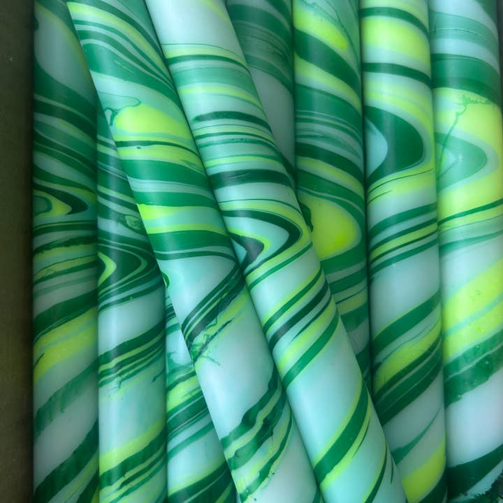 The Colour Emporium - Wholesale Tapered candle/candlestick - Marbled Candles Individual23