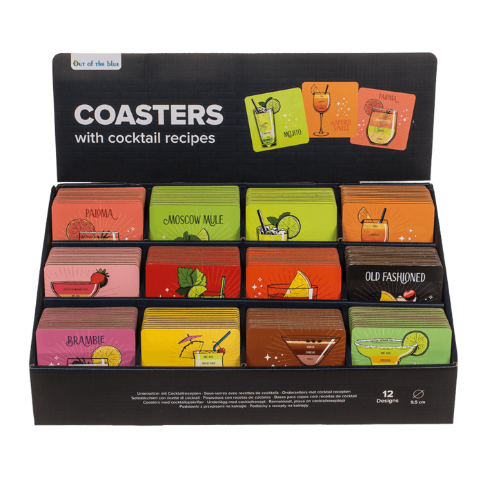 Out of the blue KG - Wholesale Coasters - Cork Coaster, Cocktail Recipes,1