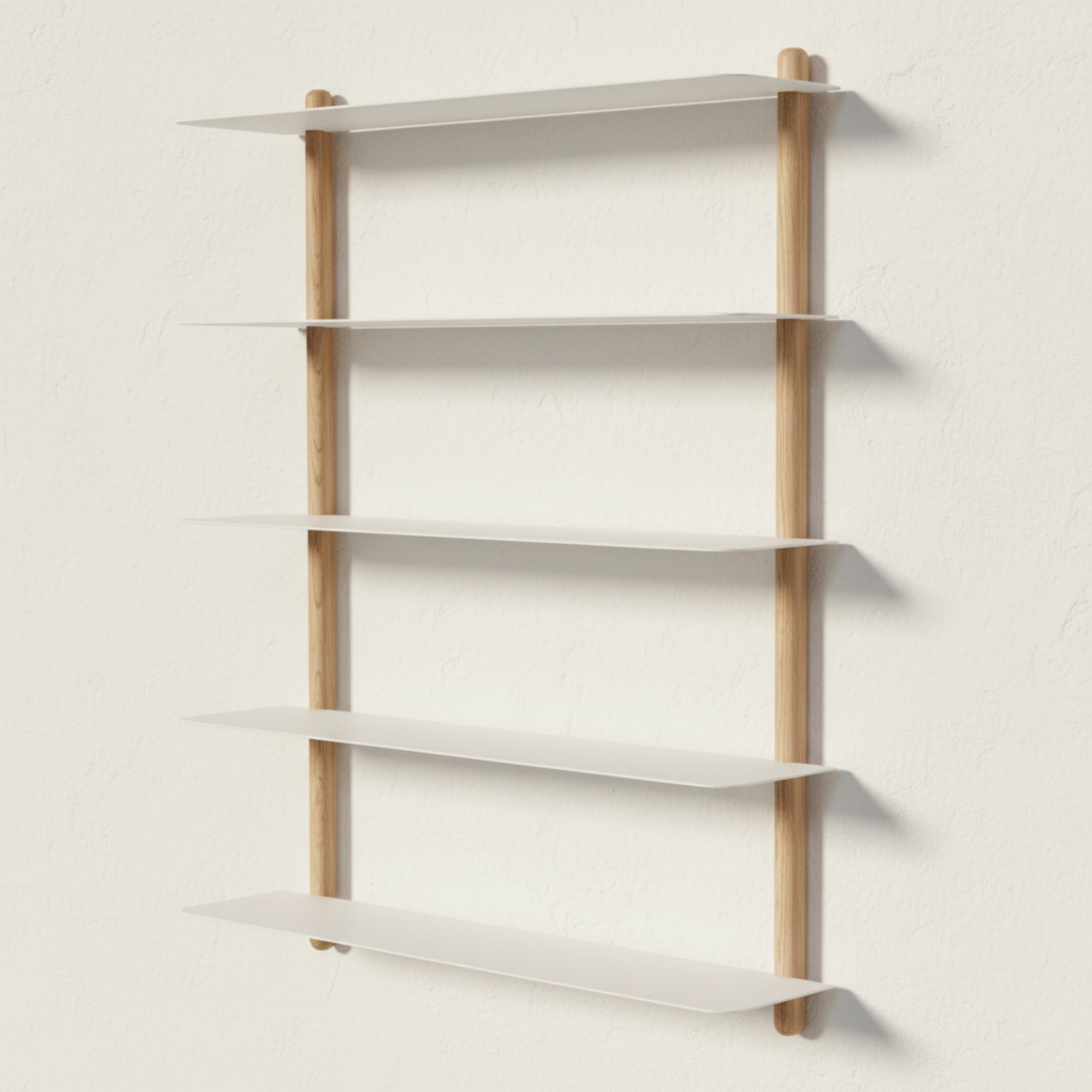 Studio Nordhaven - Wholesale Wall Mounted Shelf - NIVO Shelf Small E - light oak/white3