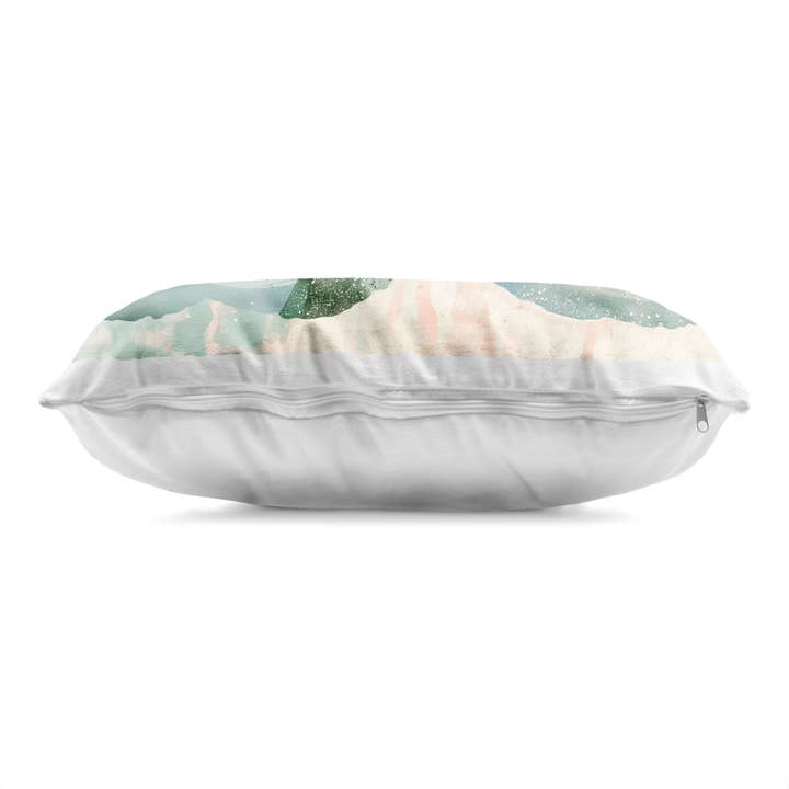 Stupell Industries - Wholesale Throw/Decorative Pillow - Pink Abstract Whale Tail Printed Pillow