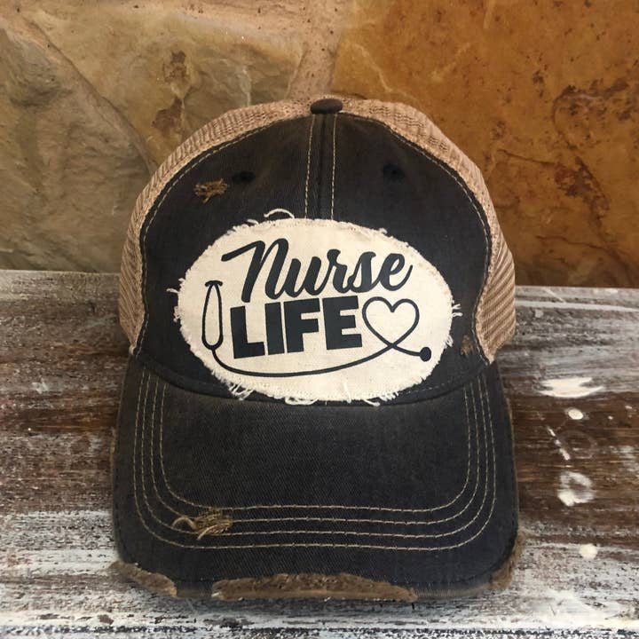 Nurse Life Hat, Nurse Hat for wholesale by BohoGroove