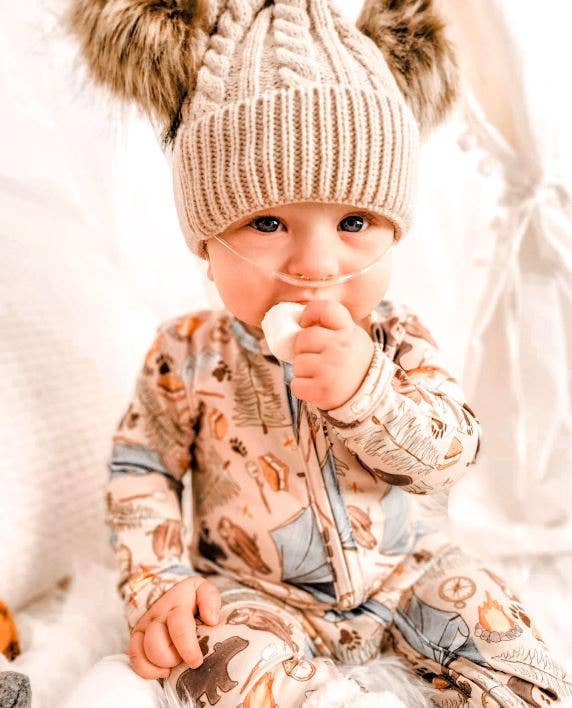 Rufflеѕ & Bоwtіеѕ - Affordable Boys & Girls Clothing - Wholesale Sleepsuit - Baby - Baby's Summer Sleeper  - Sleeping Bears Camping4