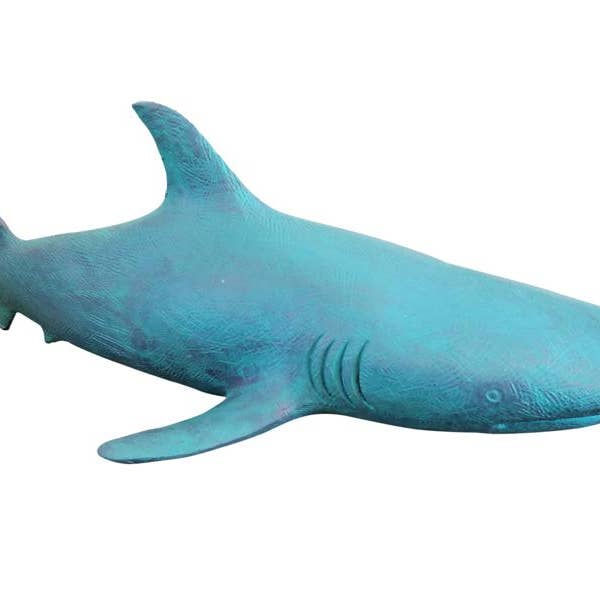 Michael & Philipp Noll e. K. - Wholesale Decorative Figurine - Shark Figure Statue 41.5x18.5x13H cm3