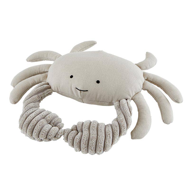 Stephan Baby by Creative Brands - Wholesale Crinkle Tag Toy - Baby - Linen Beach Crinkle Toy - Crab1