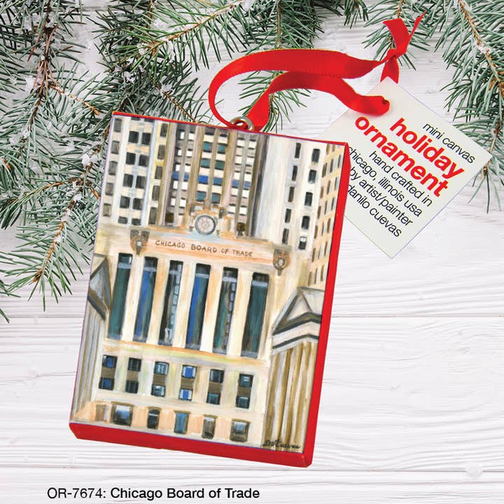 Chicago Board of Trade, Ornament (OR-7674A) voor wholesale door Printed Canvas