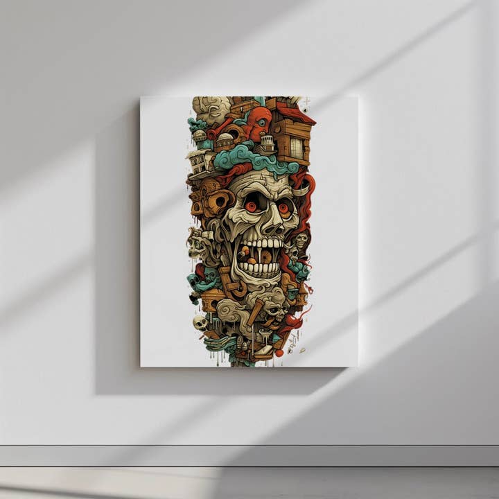 Canvastavla monster-trä för wholesale av Mary Cotton Couture