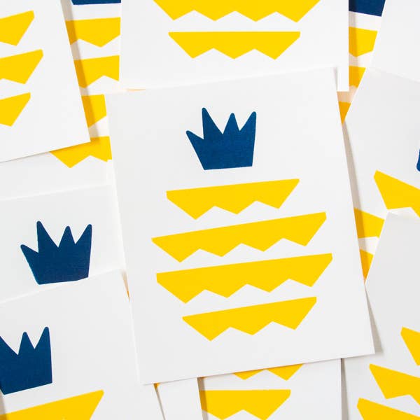 GEOMETRIC PINEAPPLE SCREENPRINT for wholesale by LEMONNI