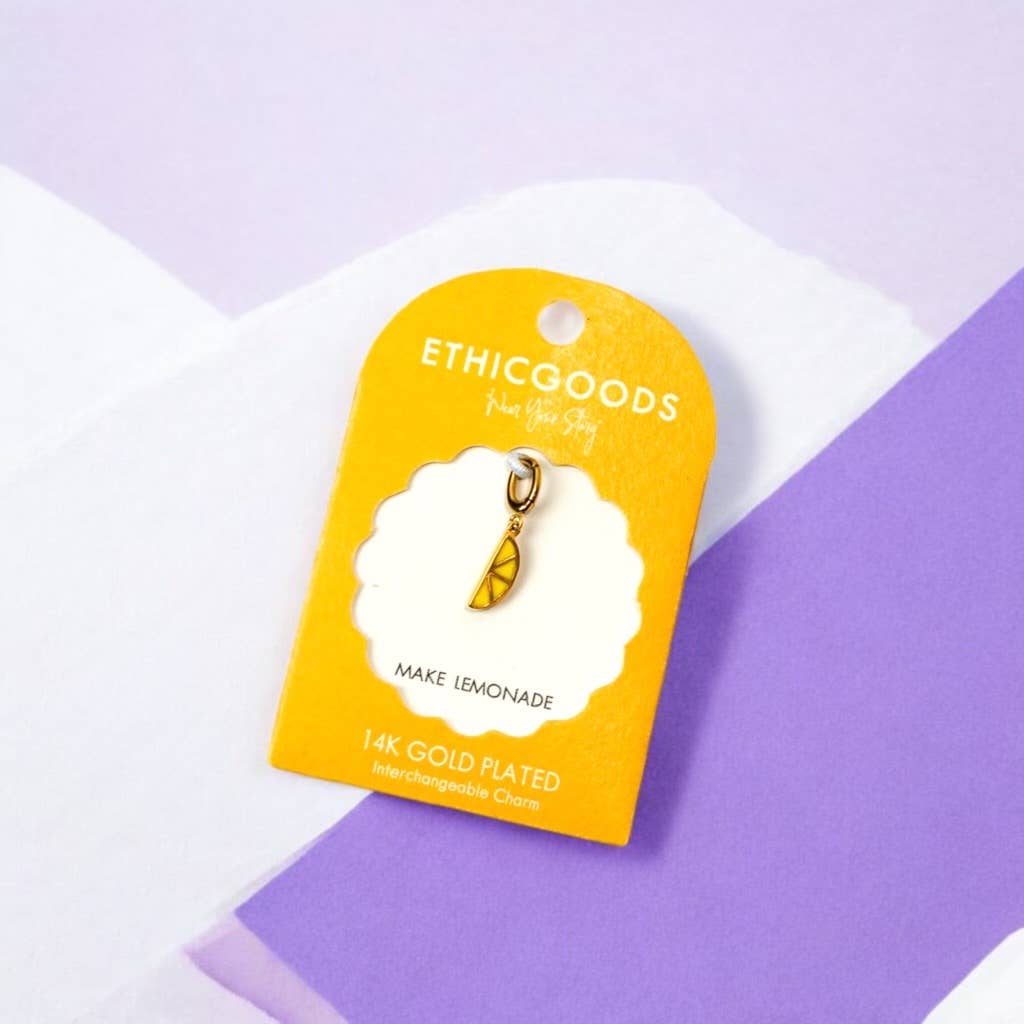 ETHICGOODS - Vendita all'ingrosso Ciondolo/pendente - Ciondolo in oro limone2