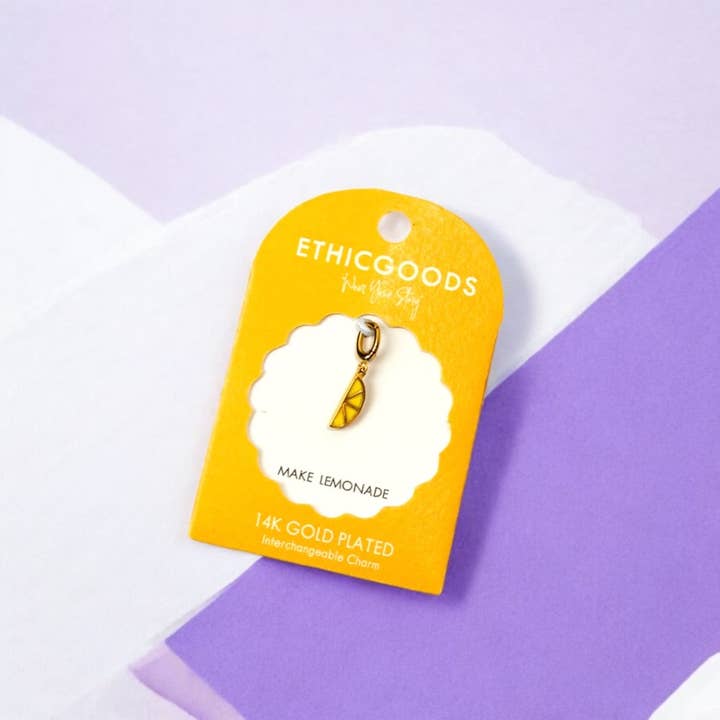 ETHICGOODS - Vendita all'ingrosso Ciondolo/pendente - Ciondolo in oro limone2