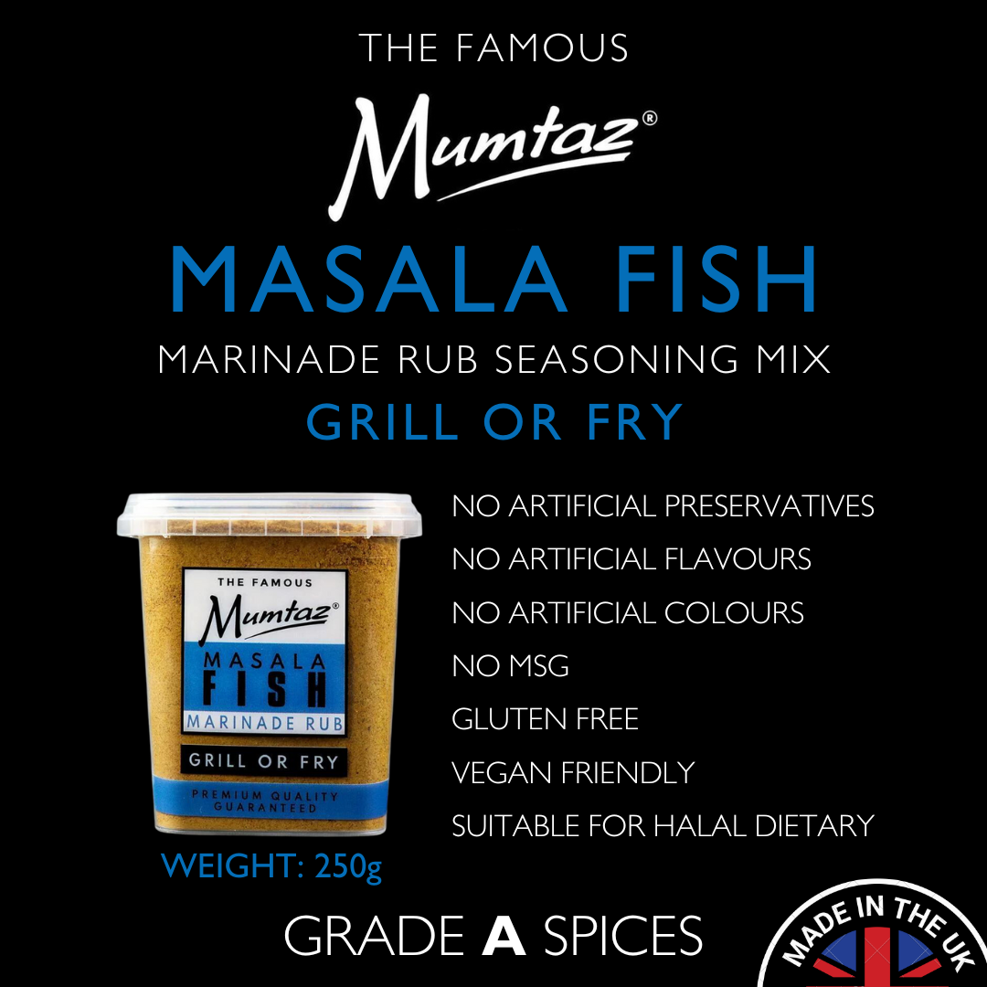 Mumtaz – wholesale Rub – Mumtaz Masala Fish Marinade Rub Kryddblandningspaket1