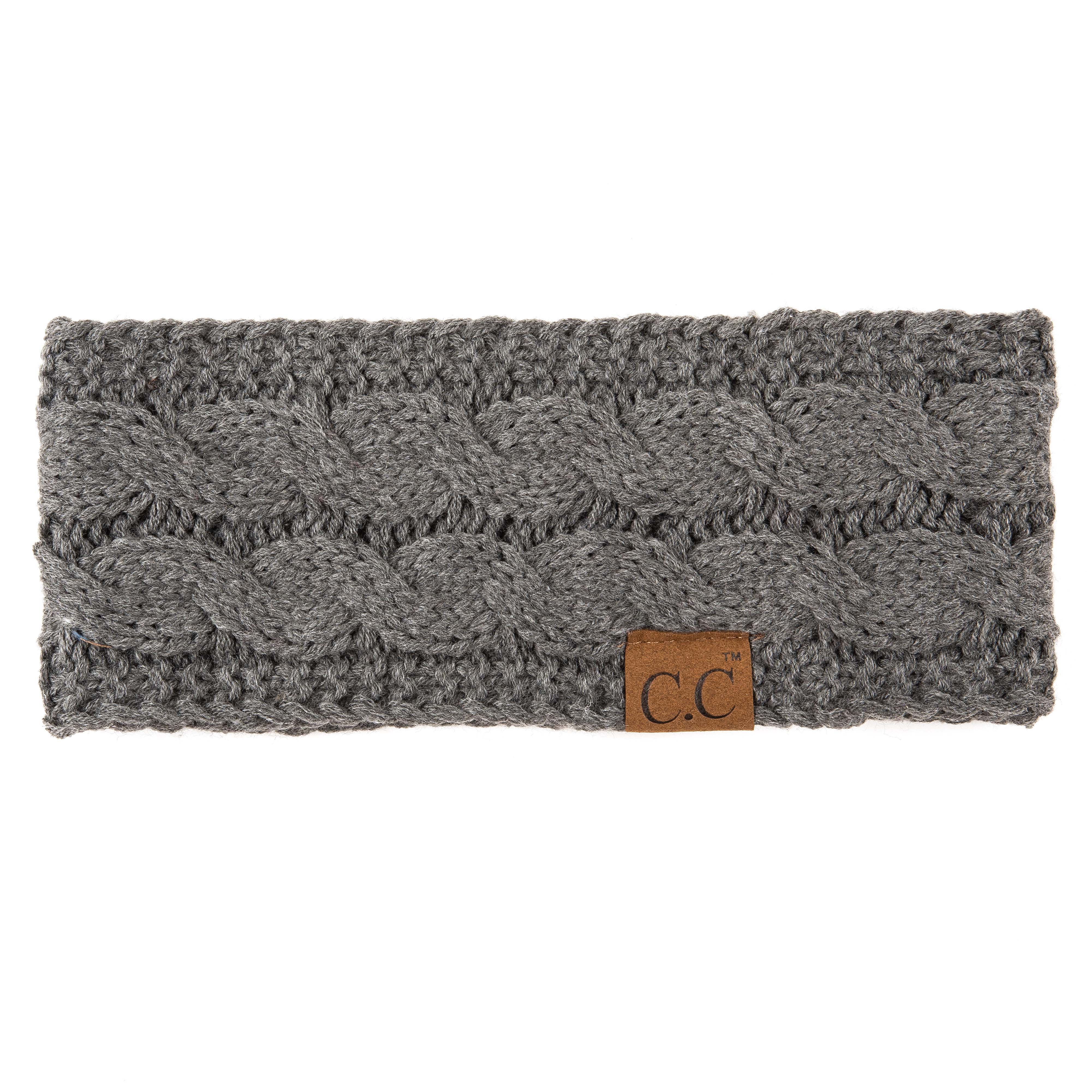 Truly Contagious - Wholesale Fashion Headband - Women's - CC Cable Knit Lined Headwrap ( HW-20 )6