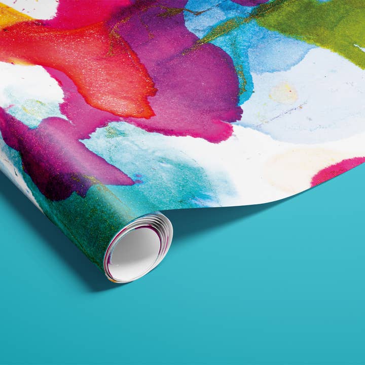 Wendy Bell Designs - Wholesale Flat Wrap - ABSTRACT - Gift Wrap ABGW061