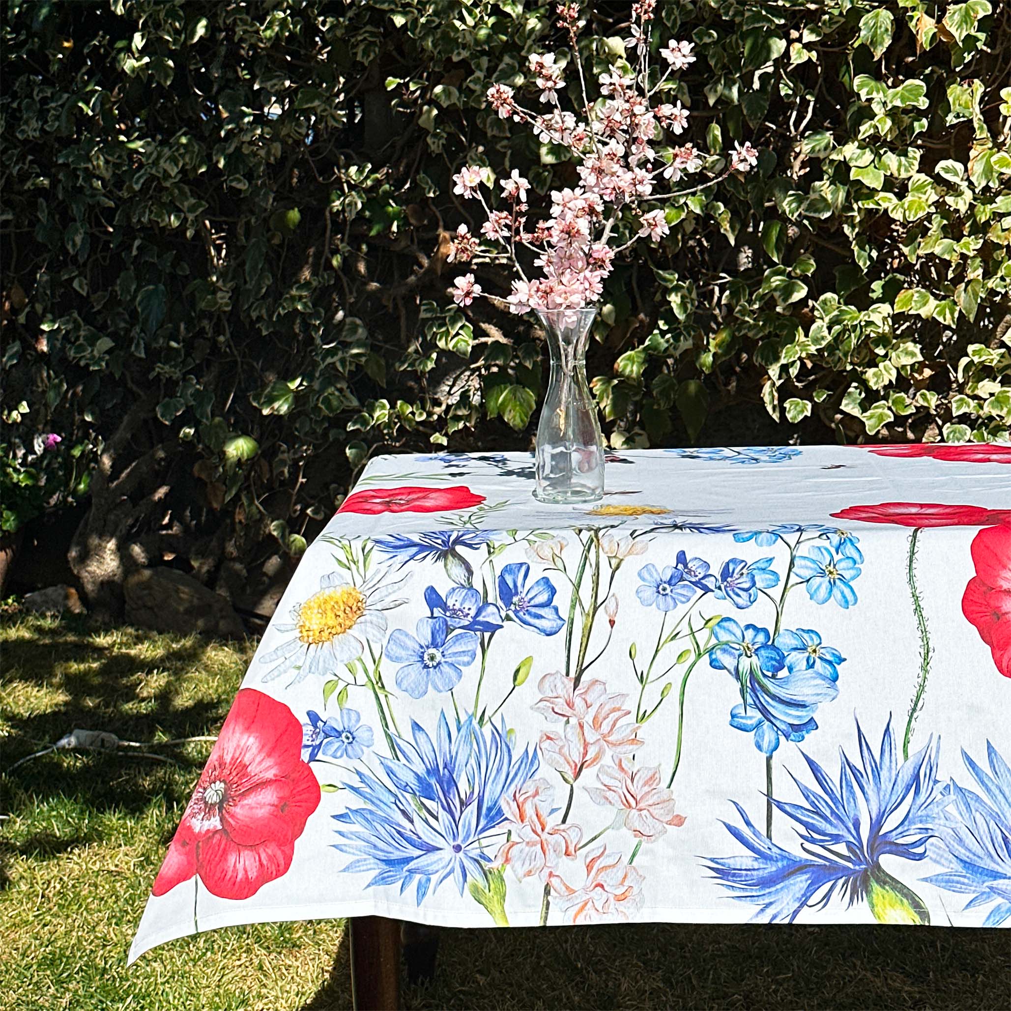 Olivia Home – wholesale Tablecloth – Fiori Di Campo pure cotton table cloth1