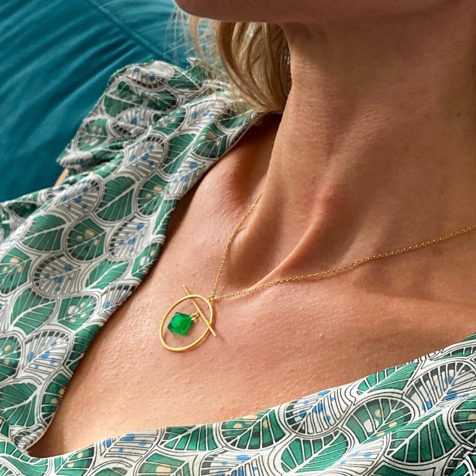 Brique d'Oreille - Wholesale Pendant/Charm Necklace - Geometric necklace with a Lego brick - Les Astucieuses27